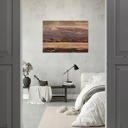 Algoma in November - 1935 - A.Y. Jackson Brushed Aluminum Print - 70x100 cm / 28x40 inches | A.Y. Jackson Aluminum Print | A.Y. Jackson Prints