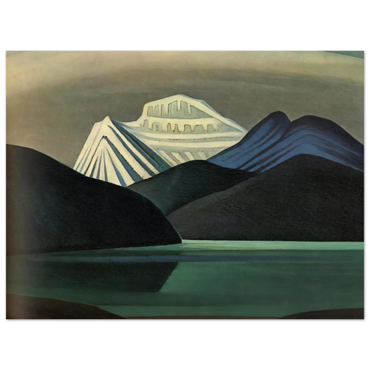 Lawren Harris - Mountains and Lake - 1929  75x100 cm / 30x40inches Fine Art Poster