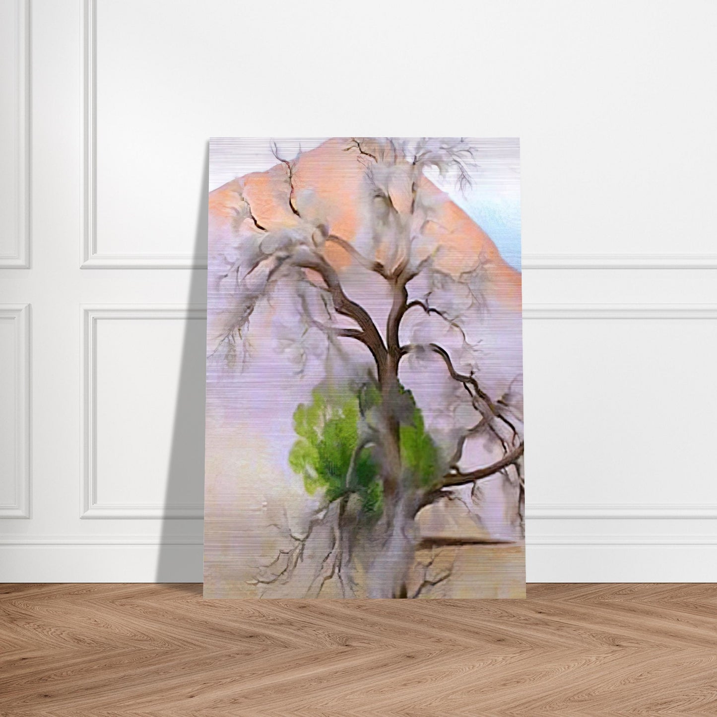 Pinons with Cedar - Georgia O'Keeffe Brushed Aluminum Print - 70x100 cm / 28x40 inches | Georgia O'Keeffe Aluminum Print | Georgia O'Keeffe Prints