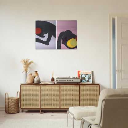 597 - Luis Feito Brushed Aluminum Print - 70x100 cm / 28x40 inches | Luis Feito Aluminum Print | Luis Feito Prints