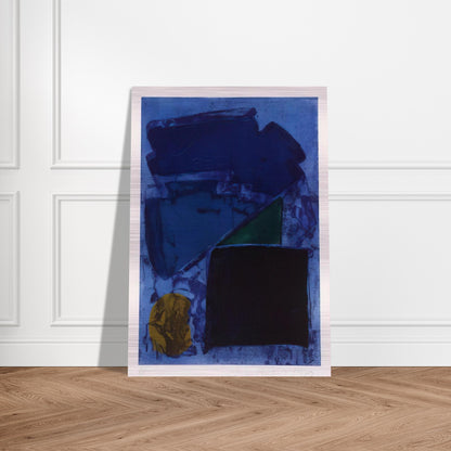 Memphis - 1980 - John Hoyland Brushed Aluminum Print - 70x100 cm / 28x40 inches | John Hoyland Aluminum Print | John Hoyland Prints