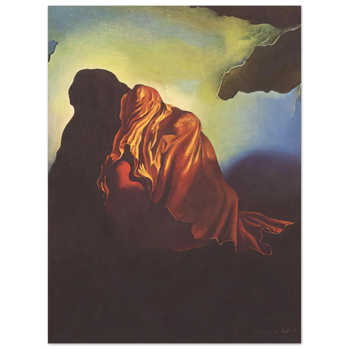 Salvador Dali - THE VEILED HEART  75x100 cm / 30x40inches Fine Art Poster