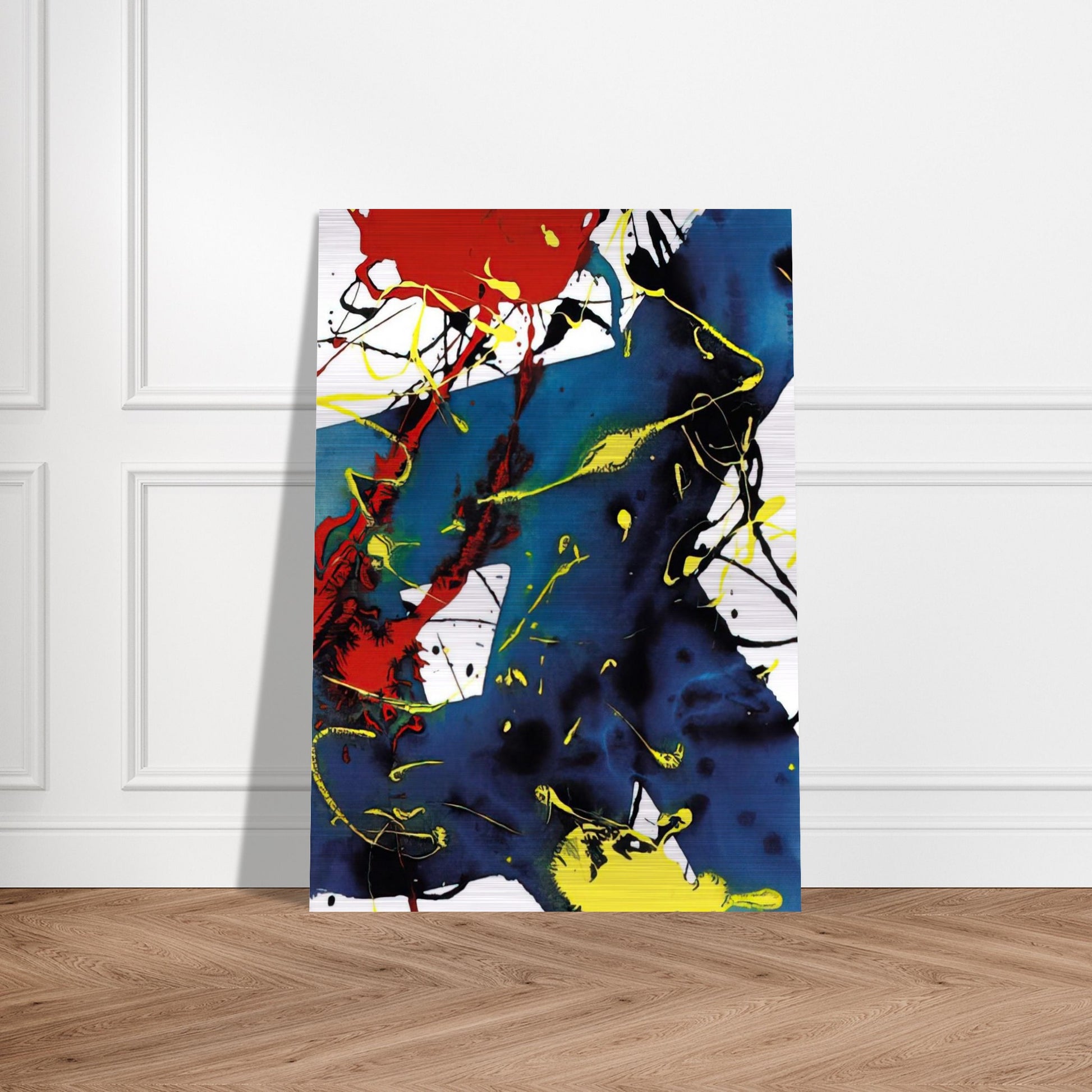 Untitled  SFP94-143  SFF 1813  - Sam Francis Brushed Aluminum Print - 70x100 cm / 28x40 inches | Sam Francis Aluminum Print | Sam Francis Prints
