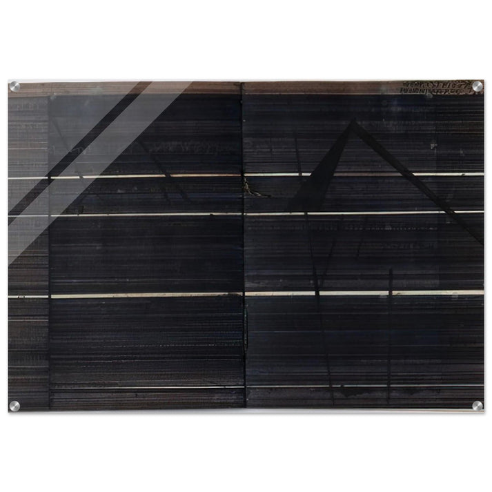 Diary pages - Minimalism - Nasreen Mohamedi Acrylic Print - 70x100 cm / 28x40″ inches