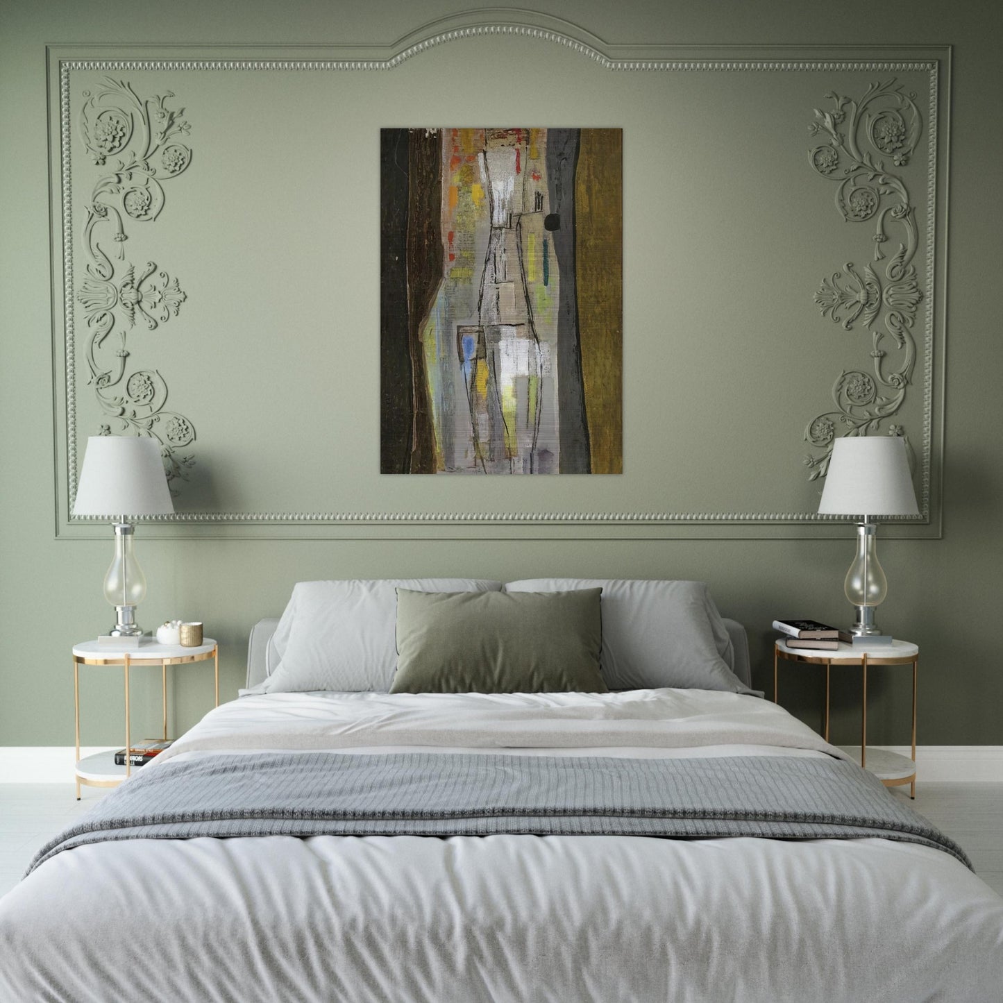 Stratificazione I - Art Informel - Bice Lazzari Brushed Aluminum Print - 70x100 cm / 28x40 inches | Bice Lazzari Aluminum Print | Bice Lazzari Prints