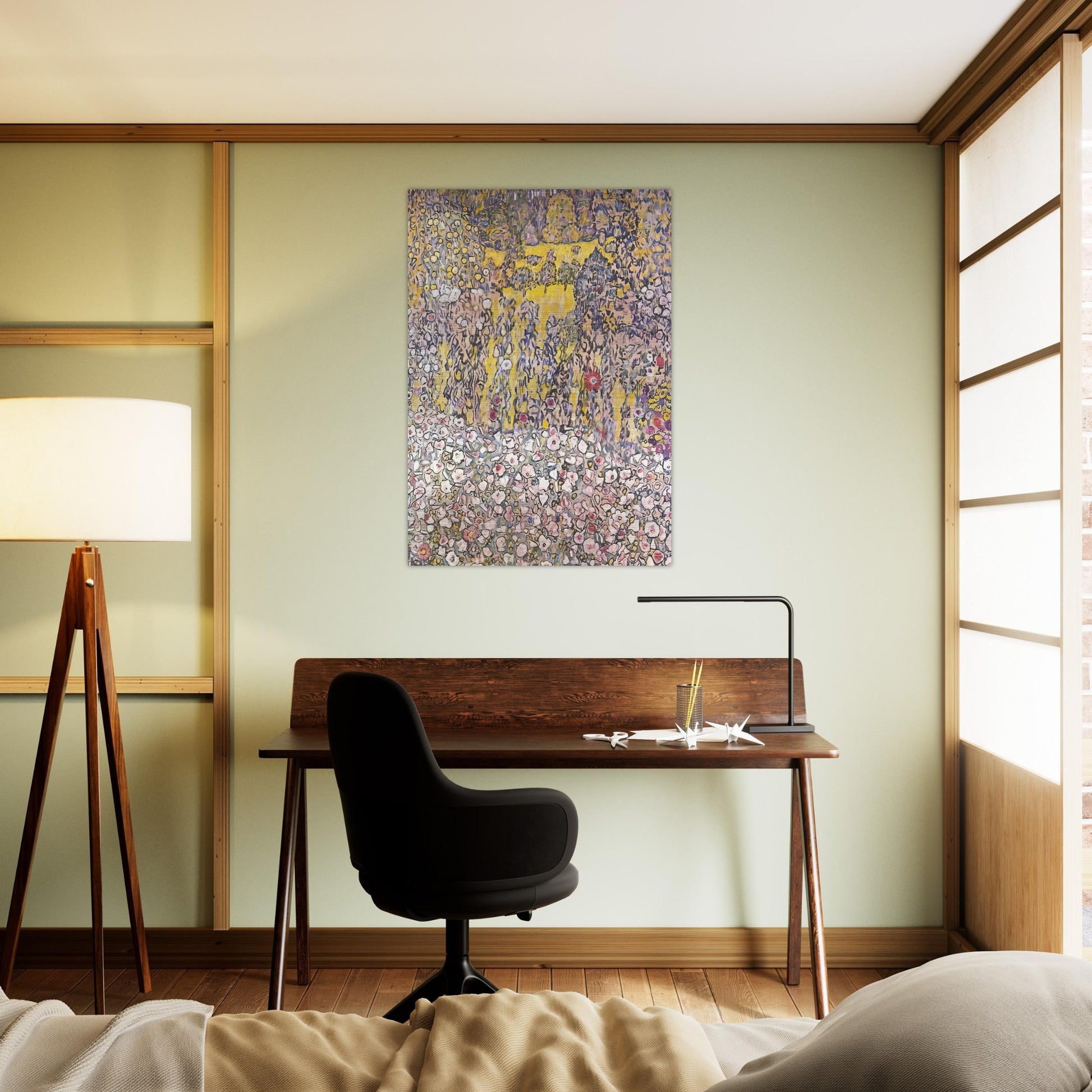 HORTICULTURAL LANDSCAPE WITH A HILLTOP - Gustav Klimt Brushed Aluminum Print - 70x100 cm / 28x40 inches | Gustav Klimt Aluminum Print | Gustav Klimt Prints