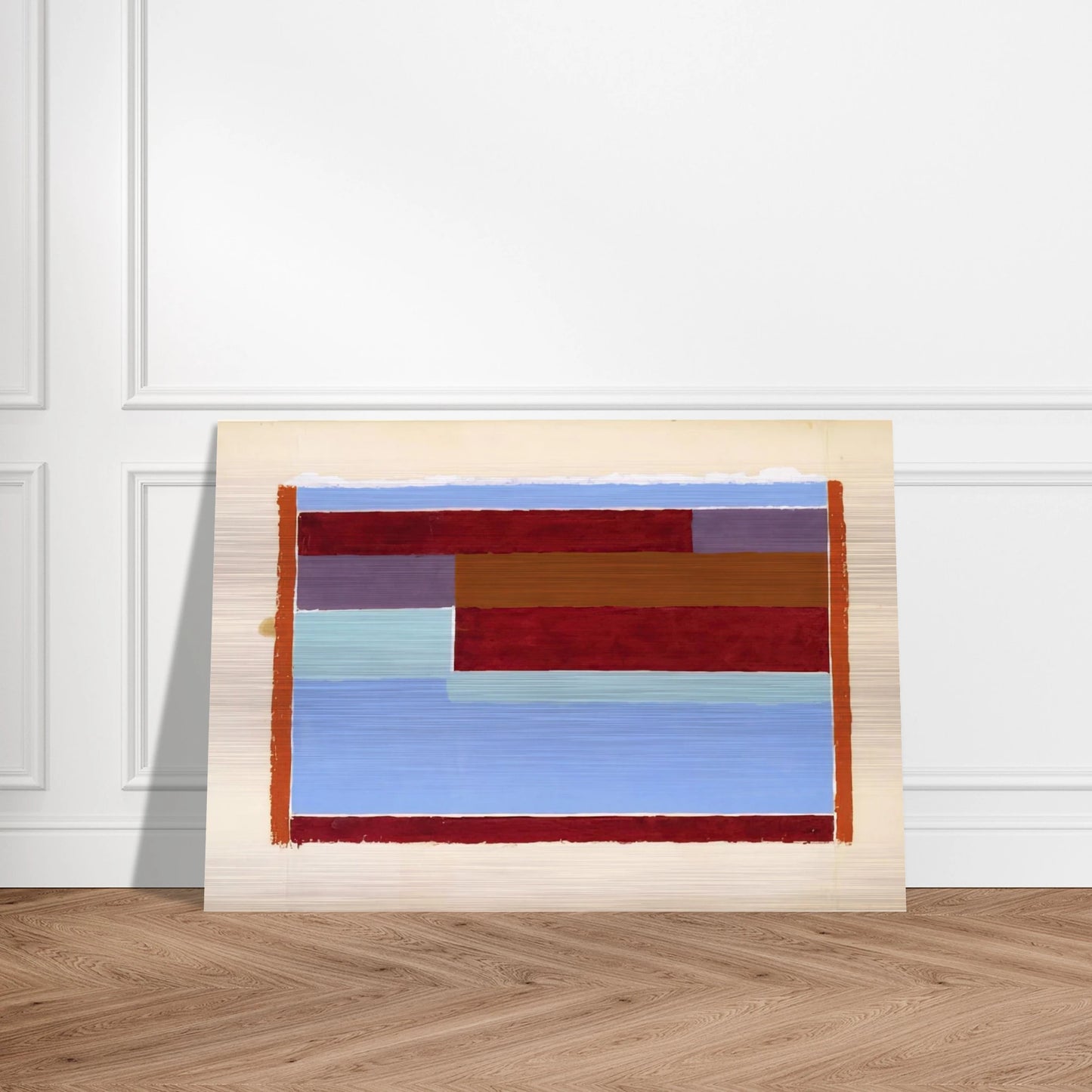 UNTITLED ABSTRACTION VIII 1937 - Josef Albers Brushed Aluminum Print - 70x100 cm / 28x40 inches | Josef Albers Aluminum Print | Josef Albers Prints