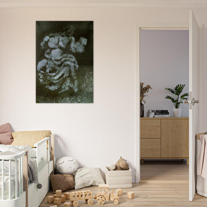 A FATE OF THE PARTHENON - Salvador Dali Brushed Aluminum Print - 70x100 cm / 28x40 inches | Salvador Dali Aluminum Print | Salvador Dali Prints