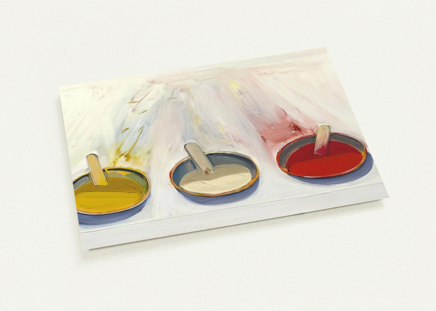 Dressing Wells - 1961 By Wayne Thiebaud Pack of 10 Post Cards | Wayne Thiebaud Post Cards | A6 (10.5 x 14.8 cm) - 4.1 x 5.8 inches