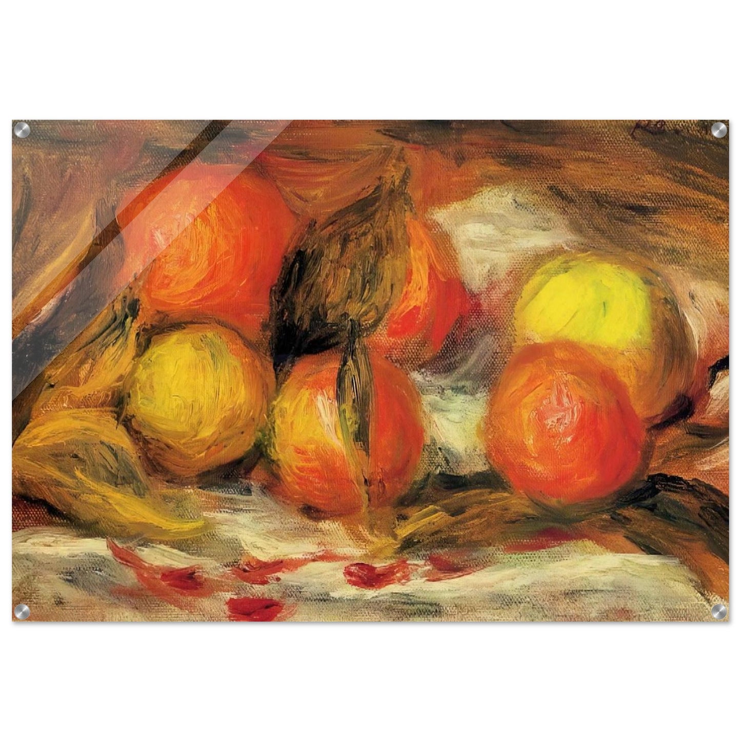 Still Life - Pierre-Auguste Renoir Acrylic Print - 70x100 cm / 28x40″ inches