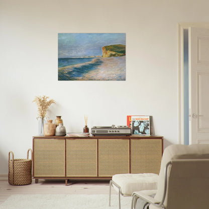 Pourville, near Dieppe - claude monet Brushed Aluminum Print - 70x100 cm / 28x40 inches | claude monet Aluminum Print | claude monet Prints