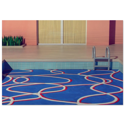 David Hockney - David Hockney Brushed Aluminum Print - 70x100 cm / 28x40 inches | David Hockney Aluminum Print | David Hockney Prints