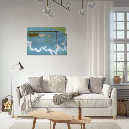 Skywriting - 1997 - Helen Frankenthaler Brushed Aluminum Print - 70x100 cm / 28x40 inches | Helen Frankenthaler Aluminum Print | Helen Frankenthaler Prints