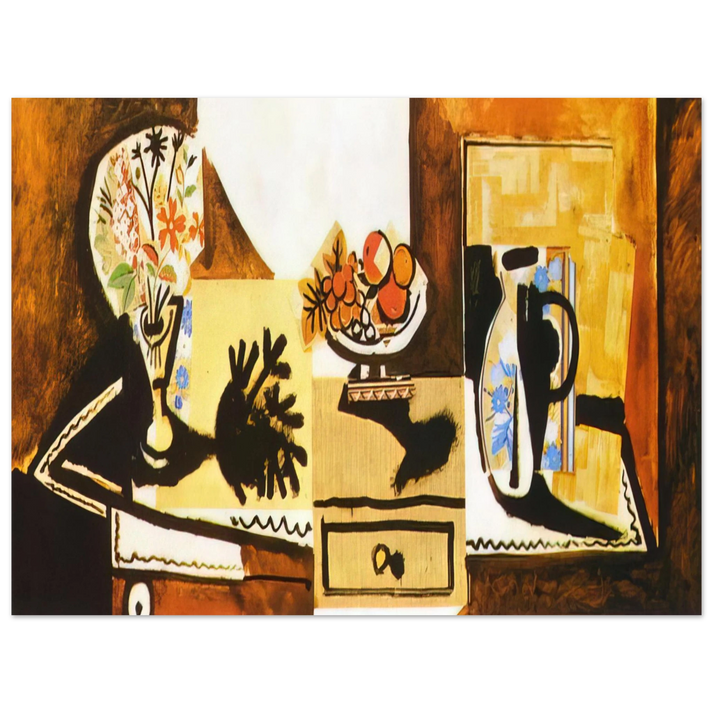 Pablo Picasso - Still life on the dresser  75x100 cm / 30x40inches Fine Art Poster