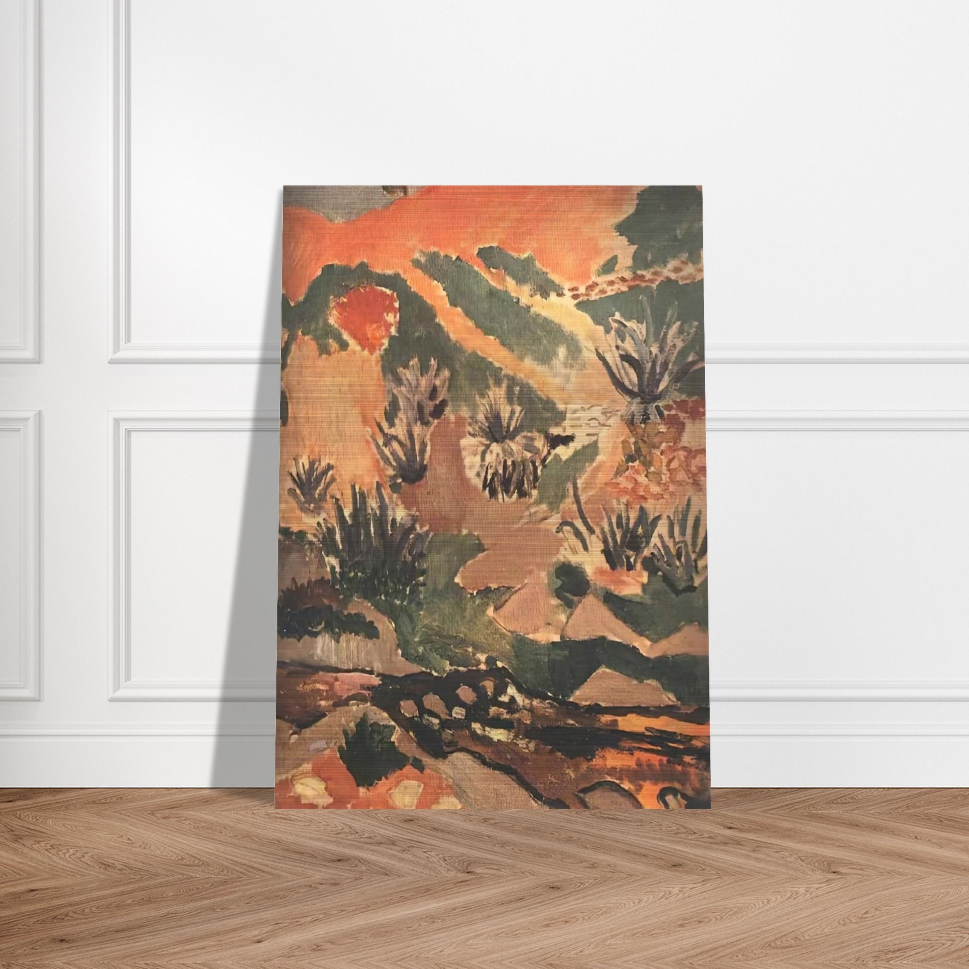 LANDSCAPE WITH BROOK BROOK WITH ALOES 1907 - Henri Matisse Brushed Aluminum Print - 70x100 cm / 28x40 inches | Henri Matisse Aluminum Print | Henri Matisse Prints