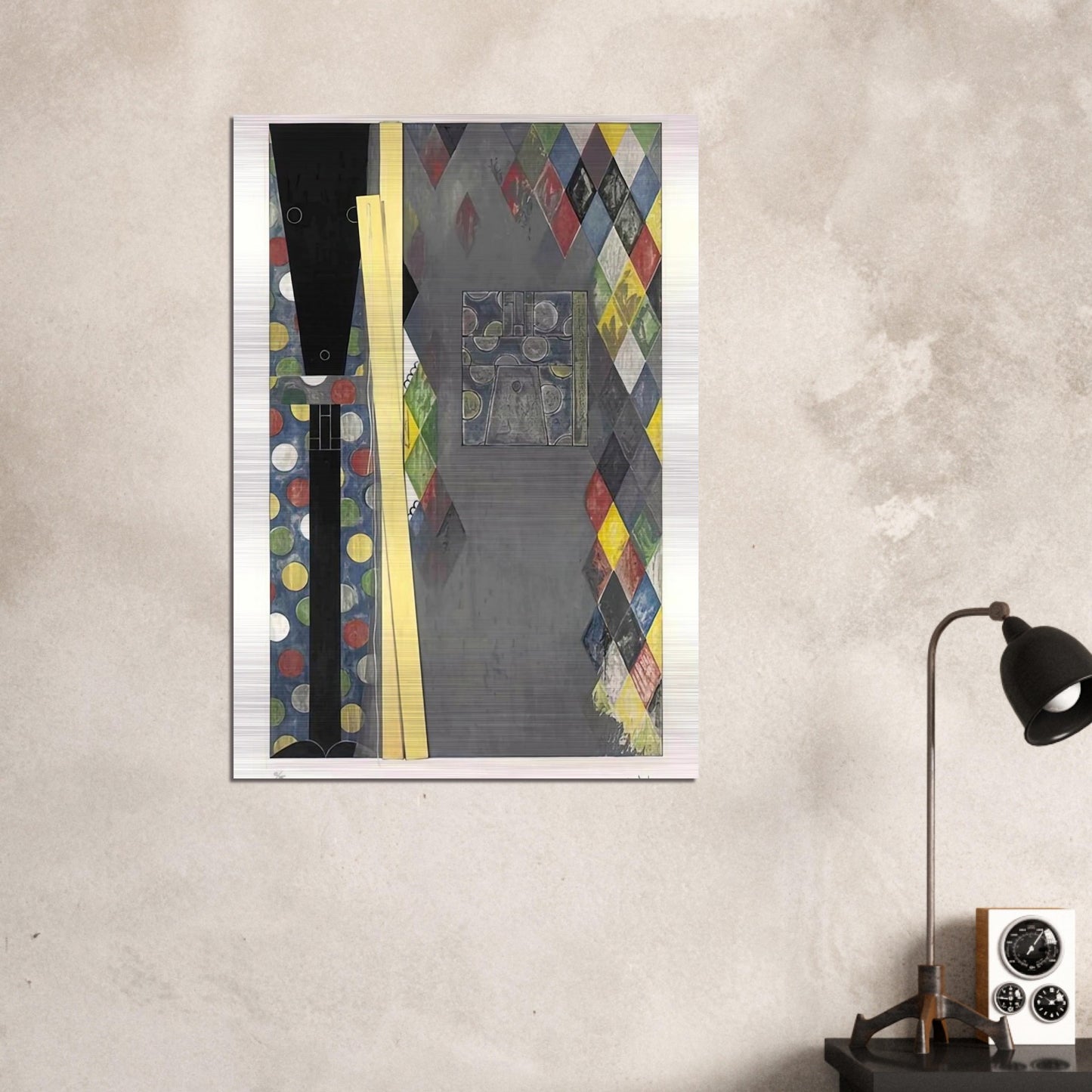 BUSHBABY 2004 - Jasper Johns Brushed Aluminum Print - 70x100 cm / 28x40 inches | Jasper Johns Aluminum Print | Jasper Johns Prints