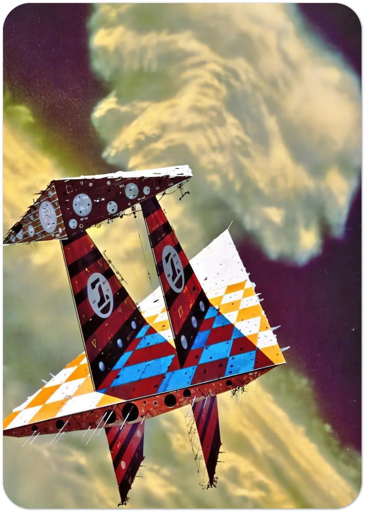 Chris Foss By Chris Foss Pack of 10 Post Cards | Chris Foss Post Cards | A6 (10.5 x 14.8 cm) - 4.1 x 5.8 inches
