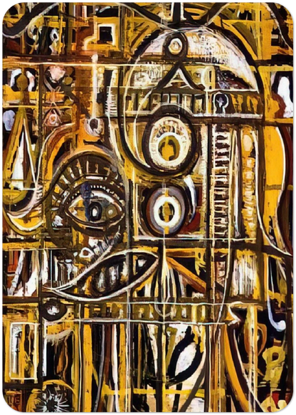 Abstract Eye - 1943 By Richard Pousette-Dart Pack of 10 Post Cards | Richard Pousette-Dart Post Cards | A6 (10.5 x 14.8 cm) - 4.1 x 5.8 inches
