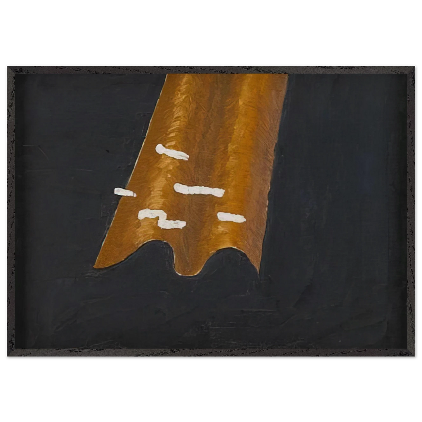 Untitled No 5 - 1951 - Forrest Bess 70x100 cm / 28x40 inches Framed Art Print – Black Wooden Frame