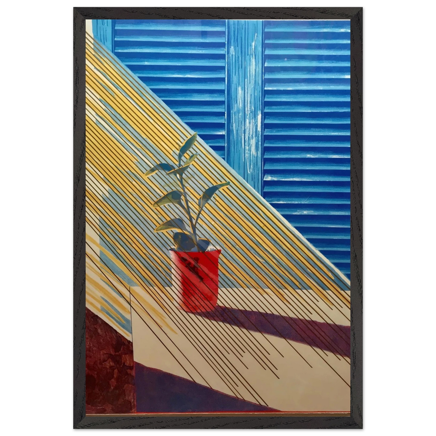 David Hockney - David Hockney Wall art - 27x35 cm / 11x14 inches - Fine Art Poster - -