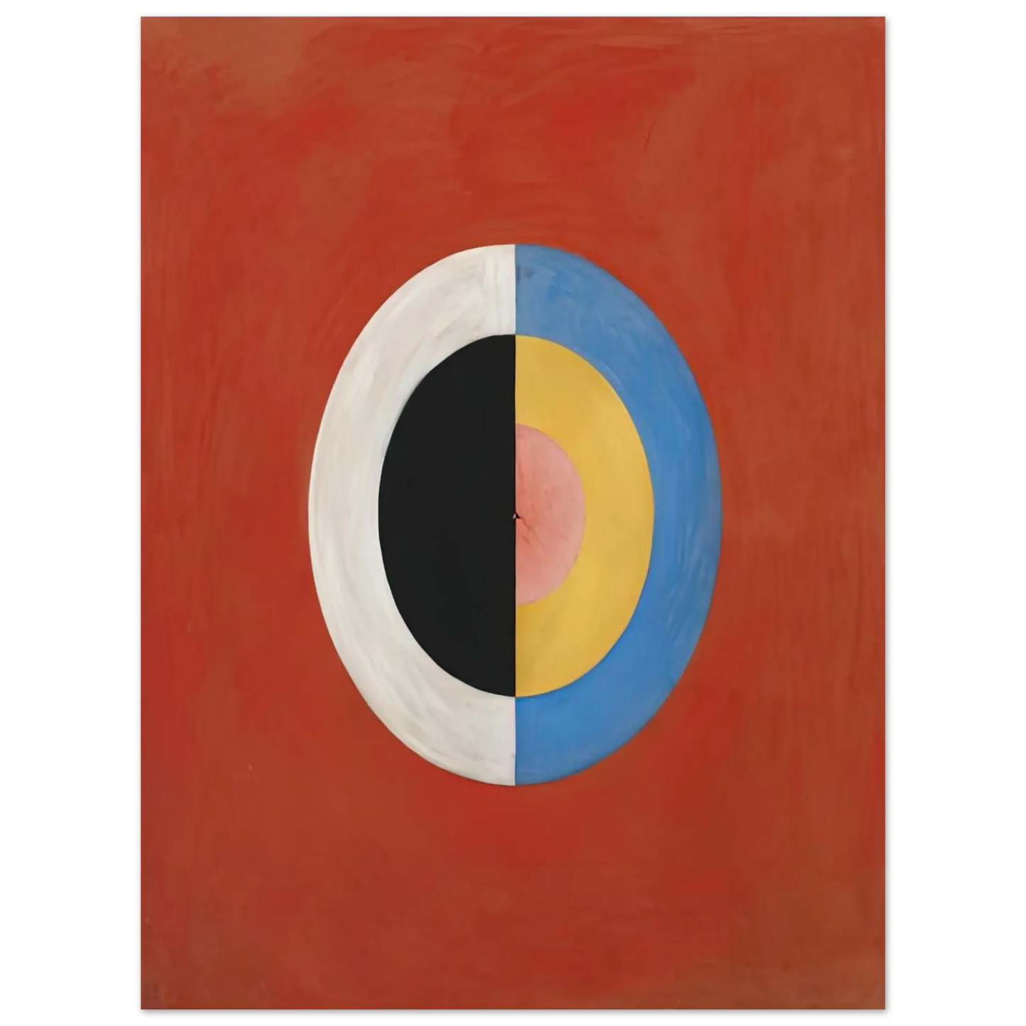 Hilma af Klint - THE SWAN NO 17 1915 0 Wall art - 13x18 cm / 5x7 Inches - Fine Art Poster - -