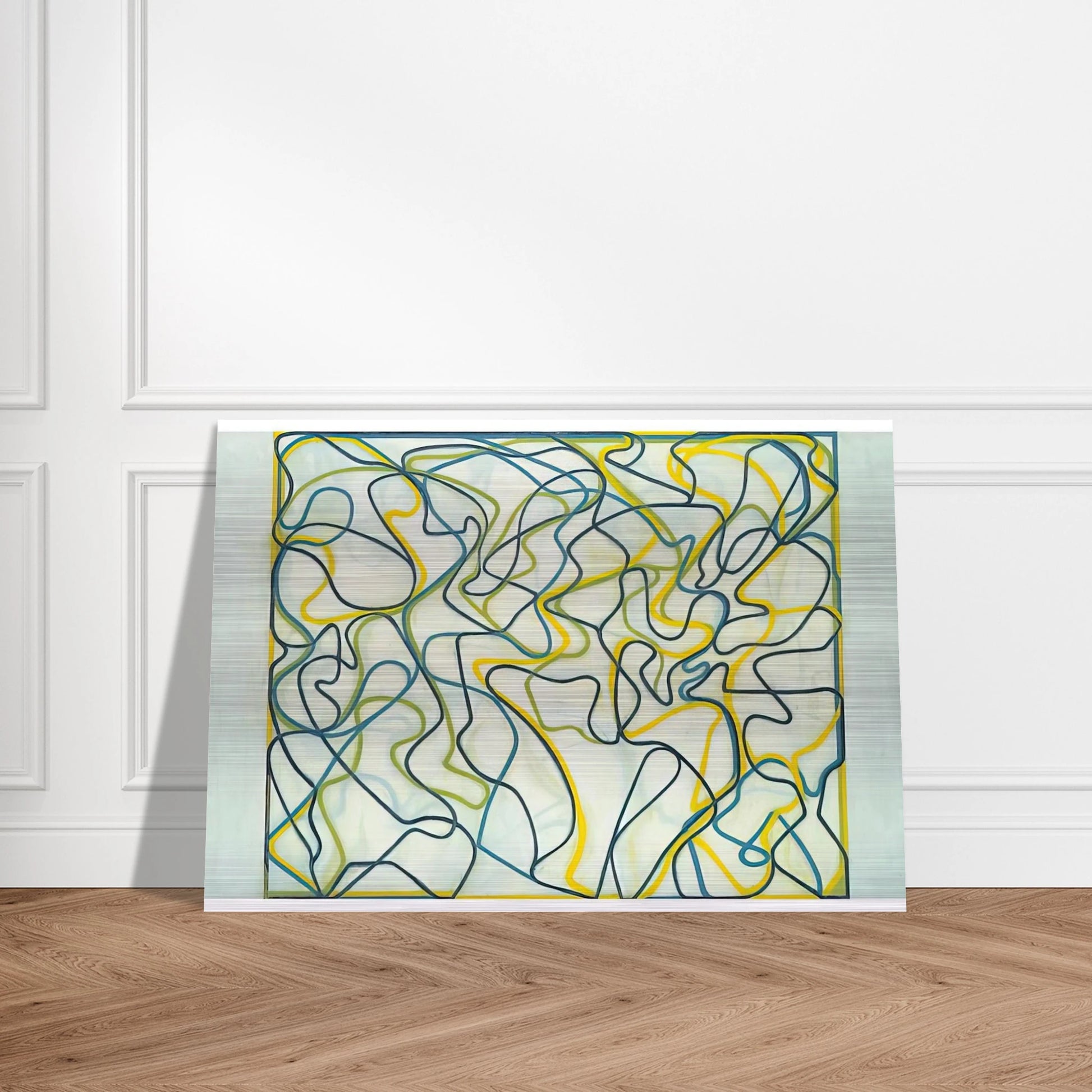 Third Letter - 2009 - Brice Marden Brushed Aluminum Print - 70x100 cm / 28x40 inches | Brice Marden Aluminum Print | Brice Marden Prints