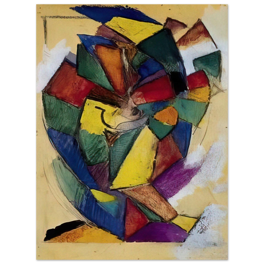 Morgan Russell - Synchromy - Synchromism  75x100 cm / 30x40inches Fine Art Poster