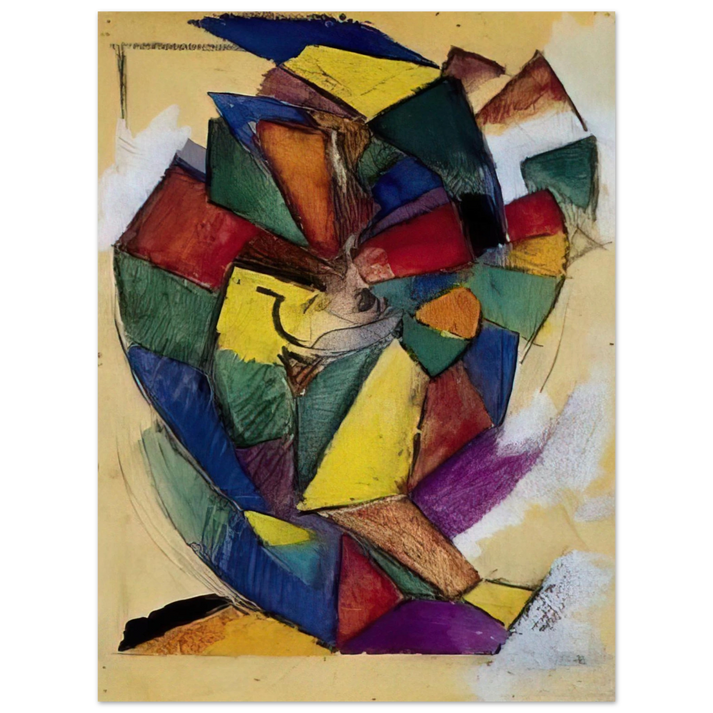 Morgan Russell - Synchromy - Synchromism  75x100 cm / 30x40inches Fine Art Poster