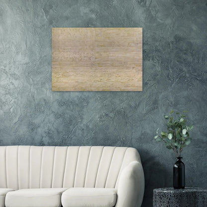WHITE FLAG - Jasper Johns Brushed Aluminum Print - 70x100 cm / 28x40 inches | Jasper Johns Aluminum Print | Jasper Johns Prints