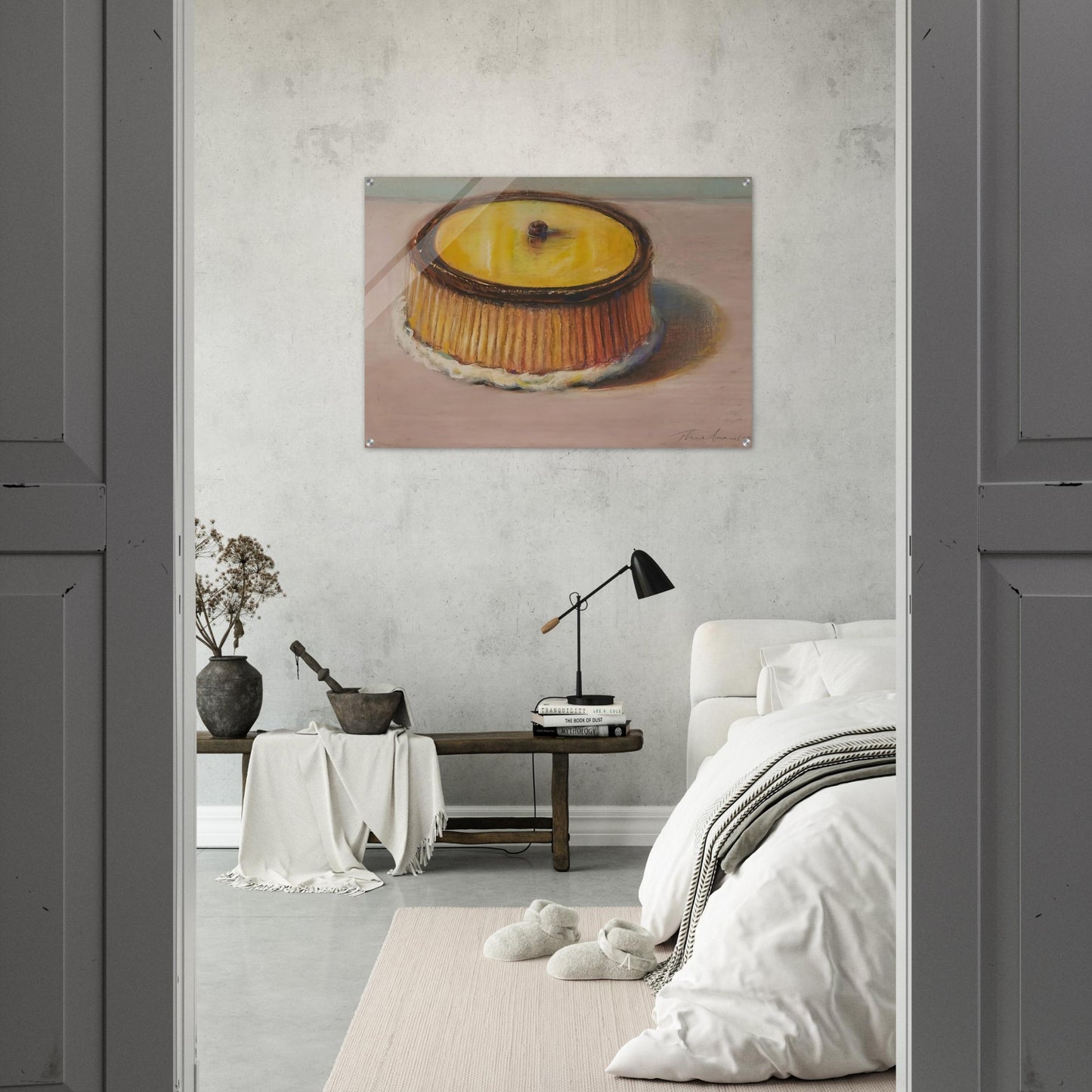 Lemon Cake - 1997 - Wayne Thiebaud Acrylic Print - 70x100 cm / 28x40″ inches