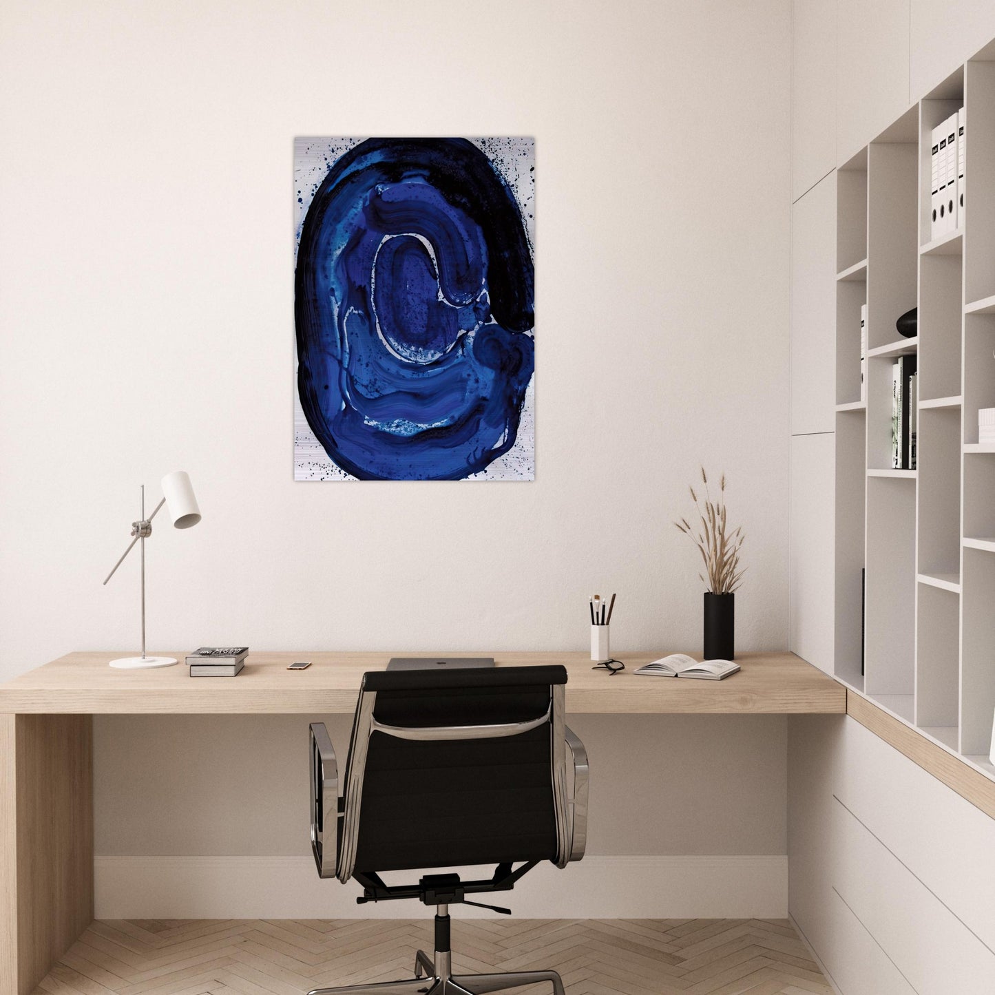 Untitled  SF 84-045  - Sam Francis Brushed Aluminum Print - 70x100 cm / 28x40 inches | Sam Francis Aluminum Print | Sam Francis Prints
