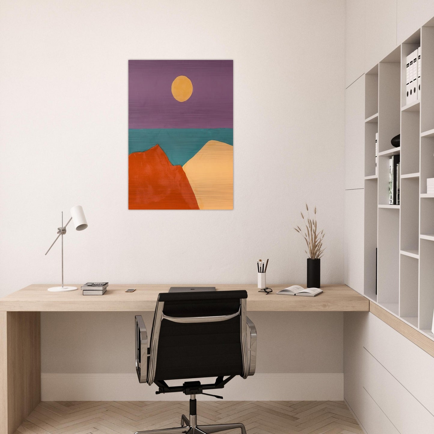 Untitled - 2015 - Etel Adnan Brushed Aluminum Print - 70x100 cm / 28x40 inches | Etel Adnan Aluminum Print | Etel Adnan Prints