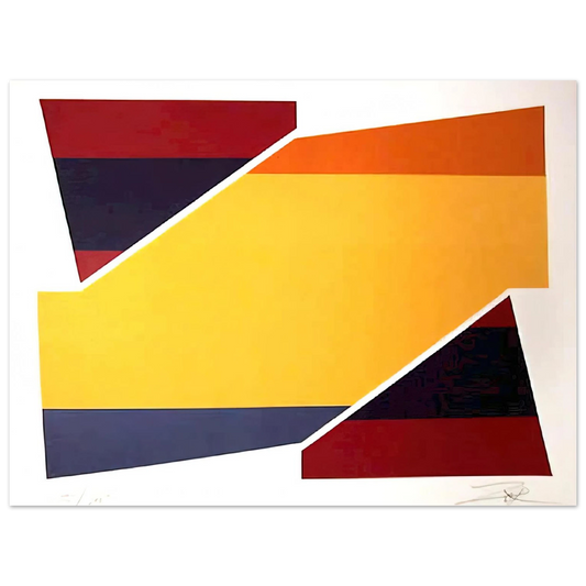 Larry Zox - Rotation II - 1980  75x100 cm / 30x40inches Fine Art Poster