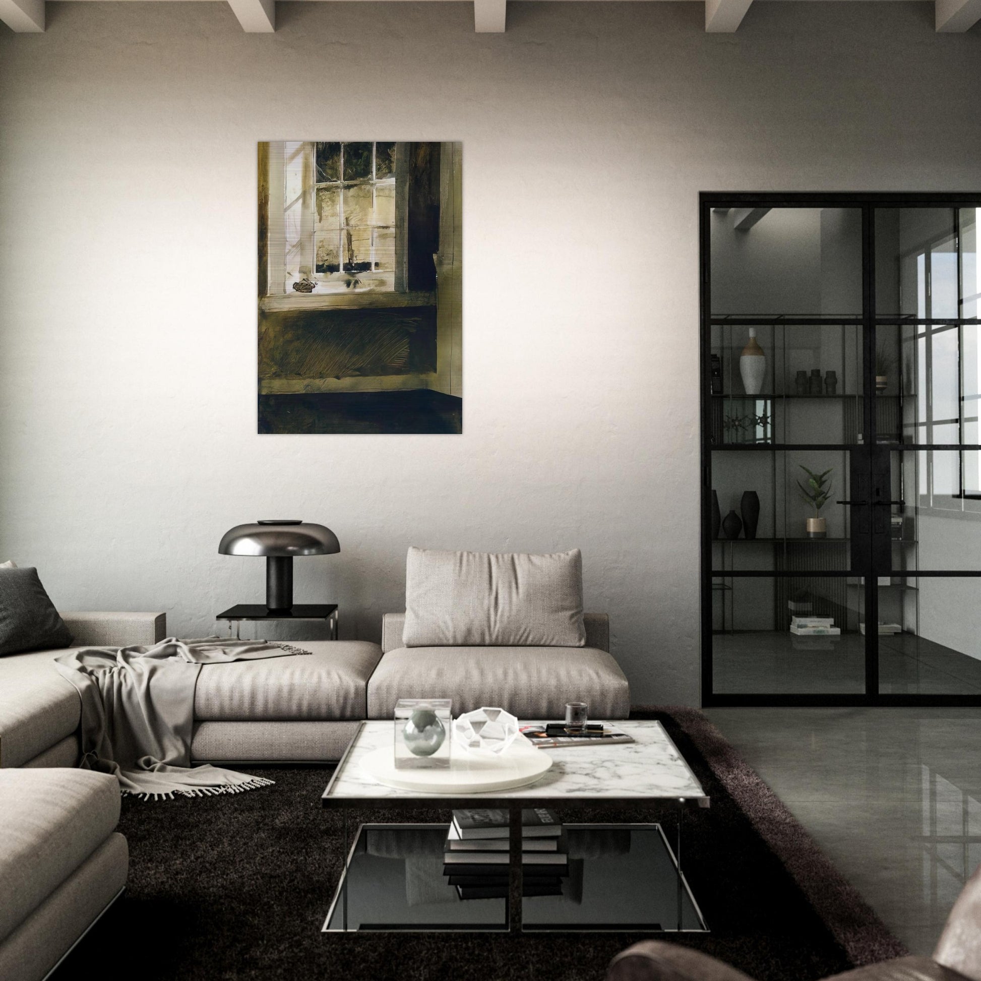 GROUNDHOG DAY 4 - Andrew Wyeth Brushed Aluminum Print - 70x100 cm / 28x40 inches | Andrew Wyeth Aluminum Print | Andrew Wyeth Prints