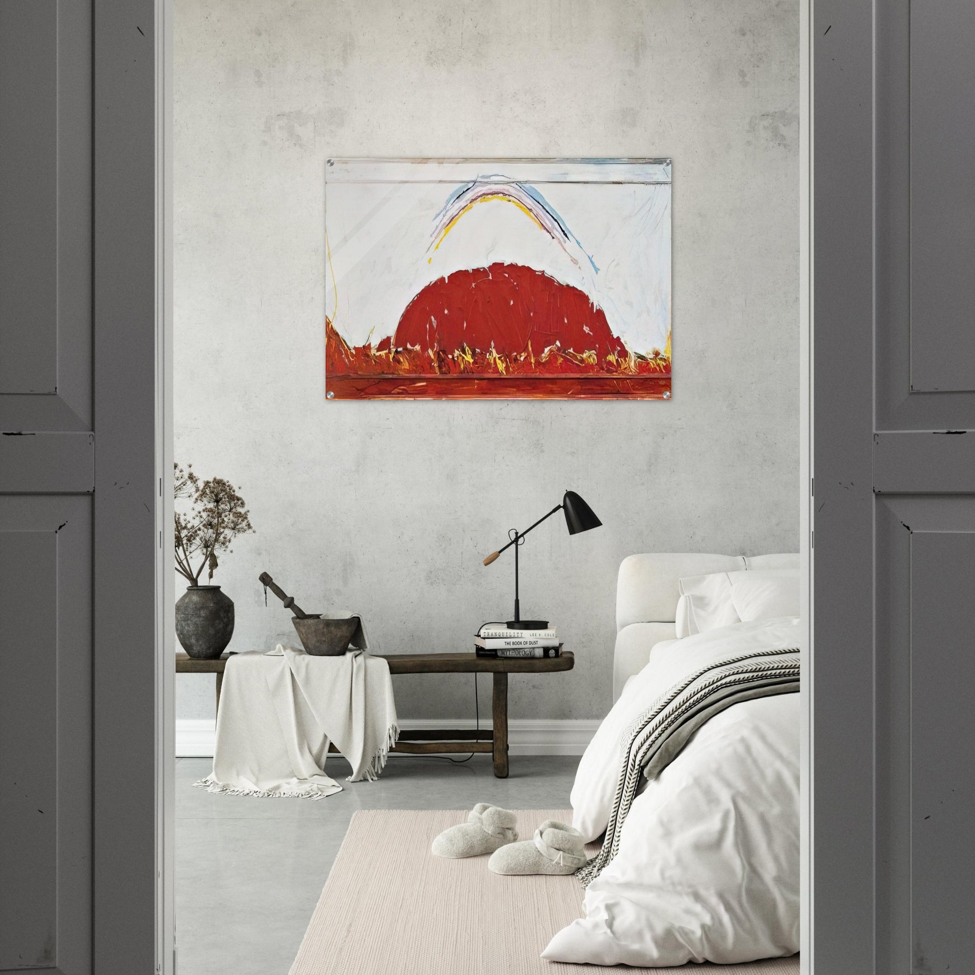 Paesaggio in Australia - 1984 - Mario Schifano Acrylic Print - 70x100 cm / 28x40″ inches