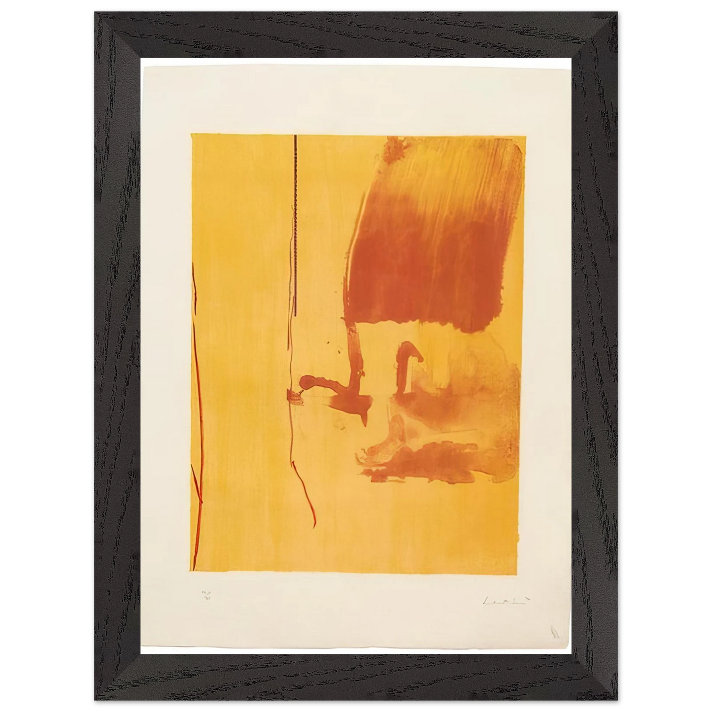Helen Frankenthaler - Harvest - 1976 Wall art - 70x100 cm / 28x40 inches - Fine Art Poster-canvas - -