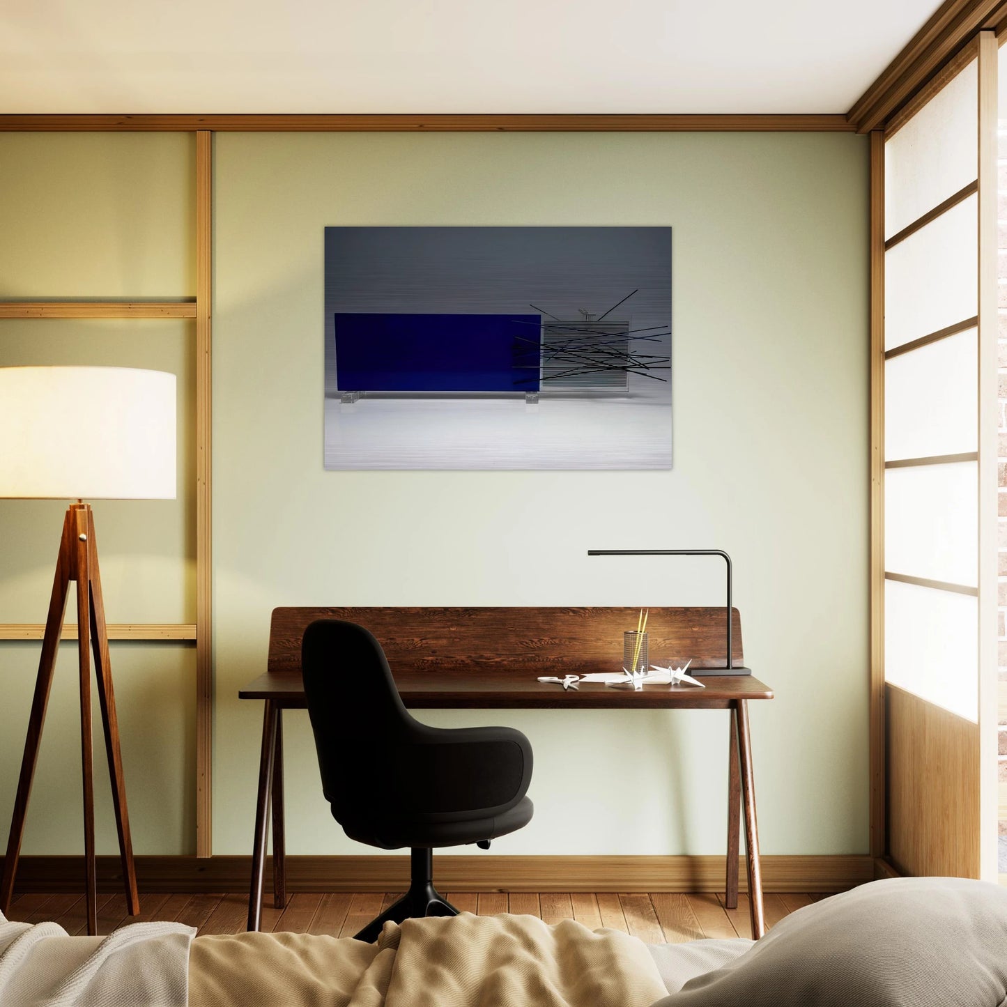 KINETIC OBJECT - Jesus Rafael Soto Brushed Aluminum Print - 70x100 cm / 28x40 inches | Jesus Rafael Soto Aluminum Print | Jesus Rafael Soto Prints