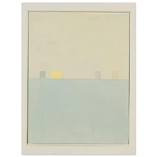 Antonio Calderara - Spazio Luce - 1960  75x100 cm / 30x40inches Fine Art Poster