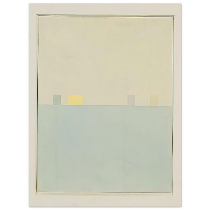 Antonio Calderara - Spazio Luce - 1960  75x100 cm / 30x40inches Fine Art Poster