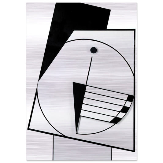 Rythme 3 - 1995 - Carmelo Arden Quin Brushed Aluminum Print - 70x100 cm / 28x40 inches | Carmelo Arden Quin Aluminum Print | Carmelo Arden Quin Prints