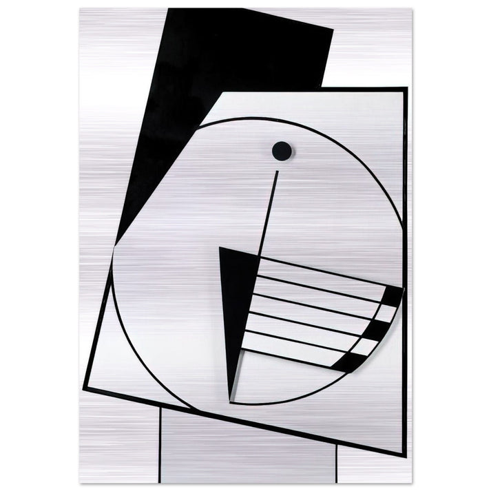 Rythme 3 - 1995 - Carmelo Arden Quin Brushed Aluminum Print - 70x100 cm / 28x40 inches | Carmelo Arden Quin Aluminum Print | Carmelo Arden Quin Prints