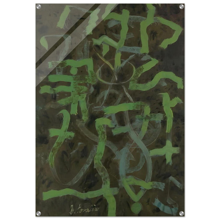 Green - 1948 - Bradley Walker Tomlin Acrylic Print - 70x100 cm / 28x40″ inches | Bradley Walker Tomlin Wall Art | Bradley Walker Tomlin Prints