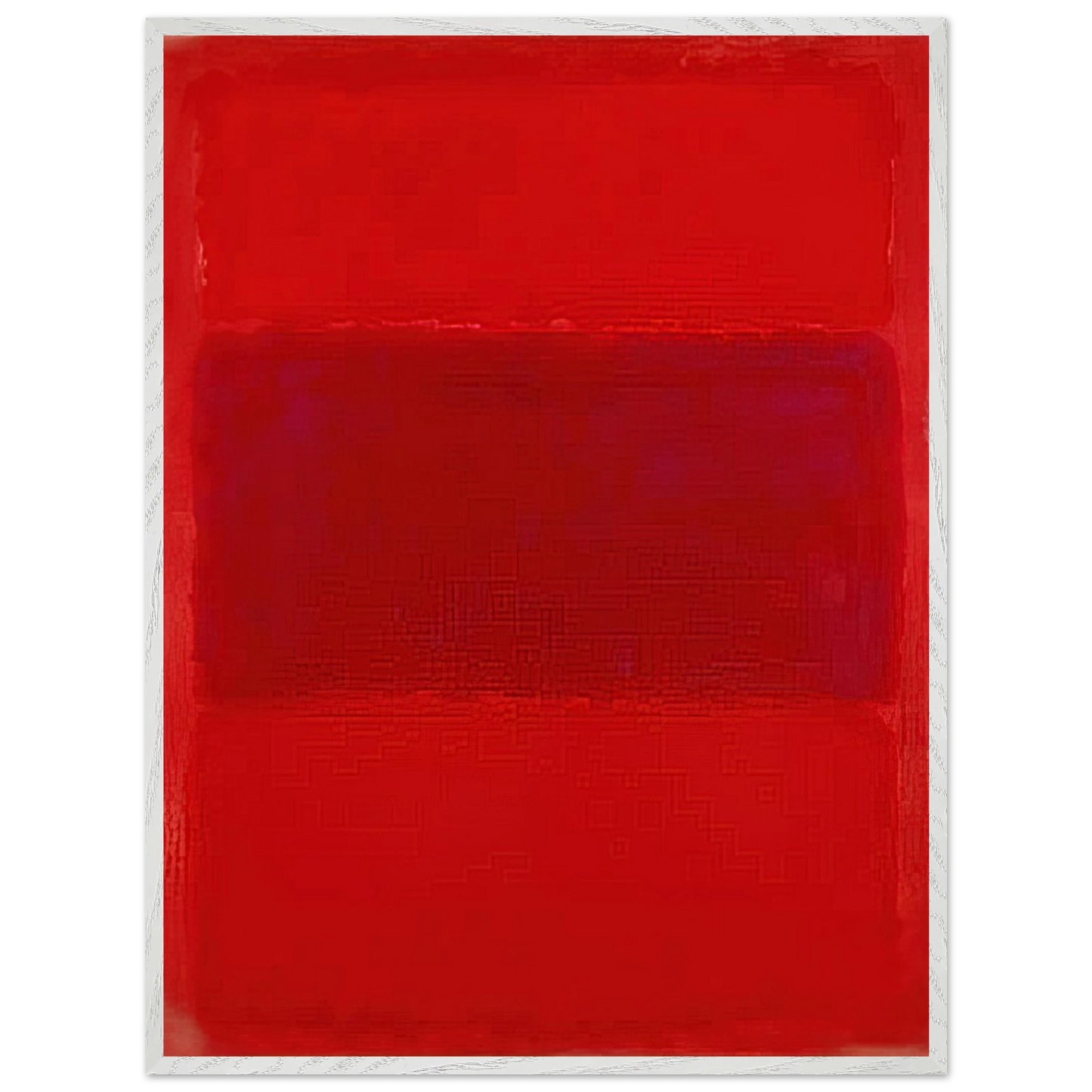 Mark Rothko - No.301 - 1959 Wall Art - 60x80 cm / 24x32 inches - Premium Wooden Framed Poster With Fine Art Paper - Black frame