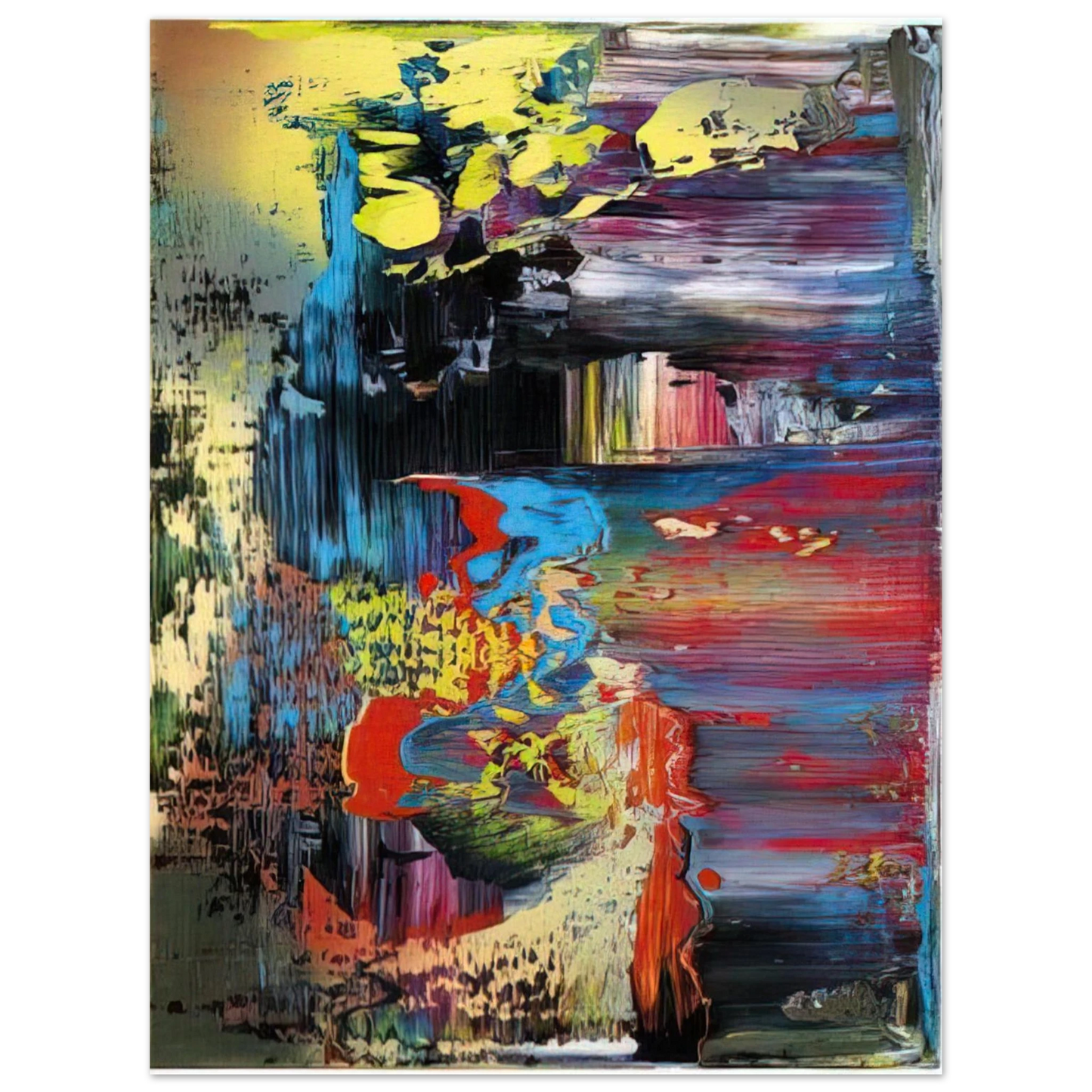 Gerhard Richter - ABSTRACT PICTURE 1  75x100 cm / 30x40inches Fine Art Poster