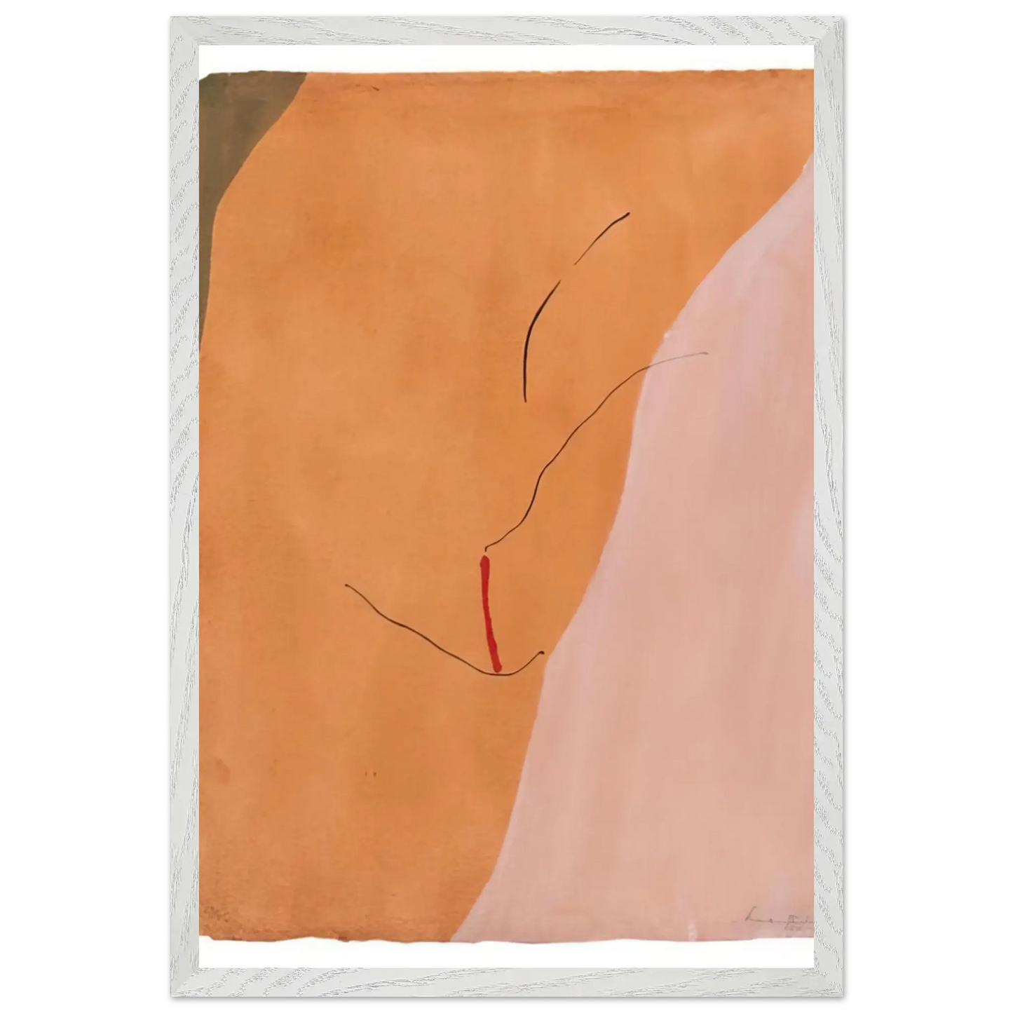 Helen Frankenthaler - Sanguine Mood - 1971 Wall art - A1 (59.4 x 84.1  cm) - Fine Art Poster - -