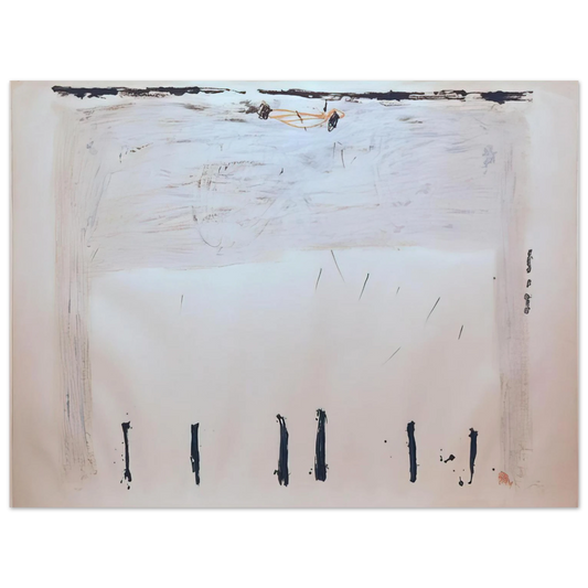 Antoni Tapies - VERTICALES EN BAS 1968  75x100 cm / 30x40inches Fine Art Poster