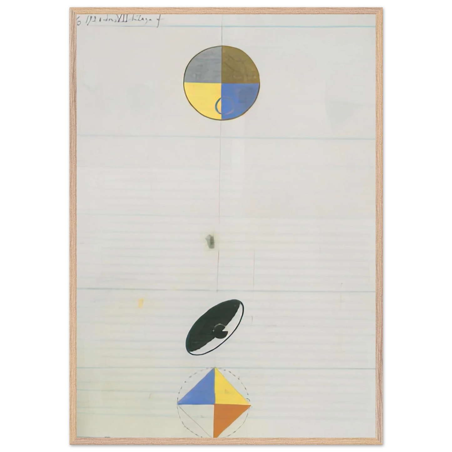 Hilma af Klint - SERIES NO VII NO 3F 1920 Wall art - A2 (42 x 59.4  cm) - Fine Art Poster - -