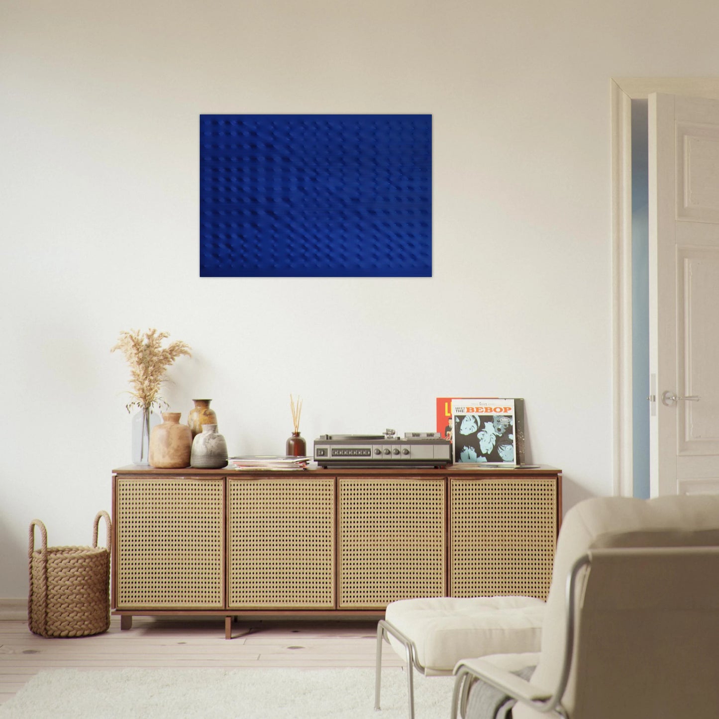 Untitled - 2009 - Enrico Castellani Brushed Aluminum Print - 70x100 cm / 28x40 inches | Enrico Castellani Aluminum Print | Enrico Castellani Prints