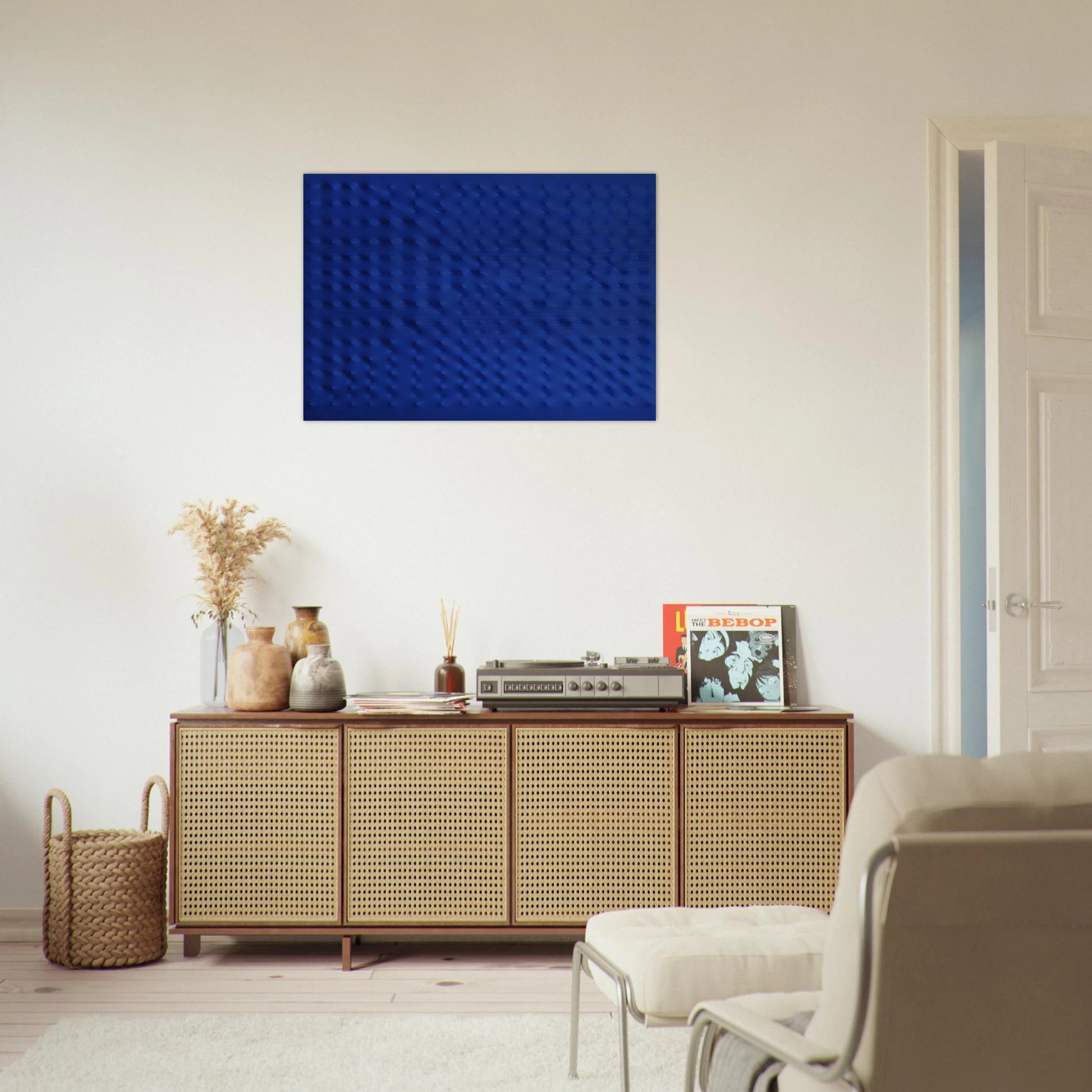 Untitled - 2009 - Enrico Castellani Brushed Aluminum Print - 70x100 cm / 28x40 inches | Enrico Castellani Aluminum Print | Enrico Castellani Prints