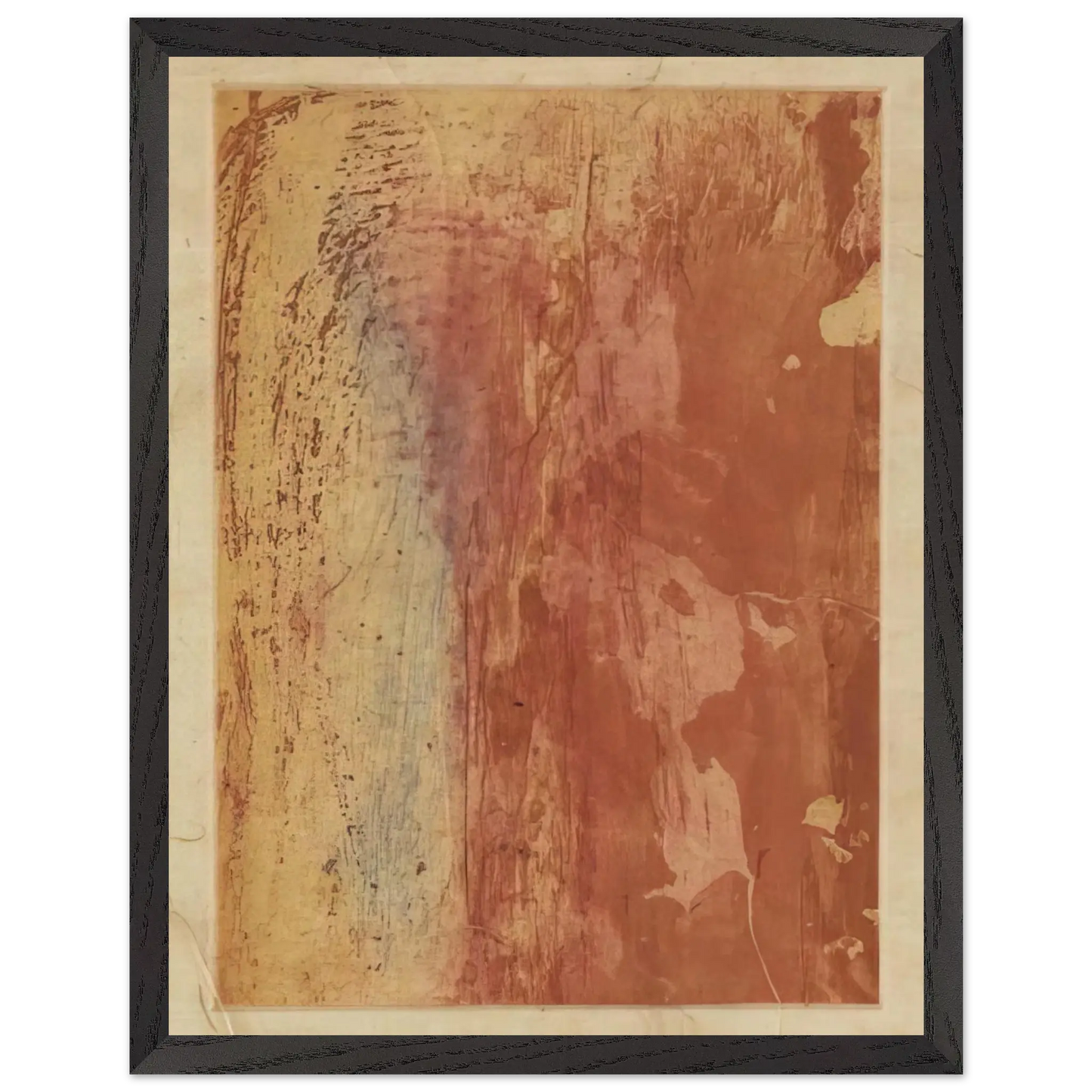 Helen Frankenthaler - Ganymede - 1978 Wall art - 30x45 cm / 12x18 Inches - Premium Wooden Framed Poster With Fine Art Paper - White frame